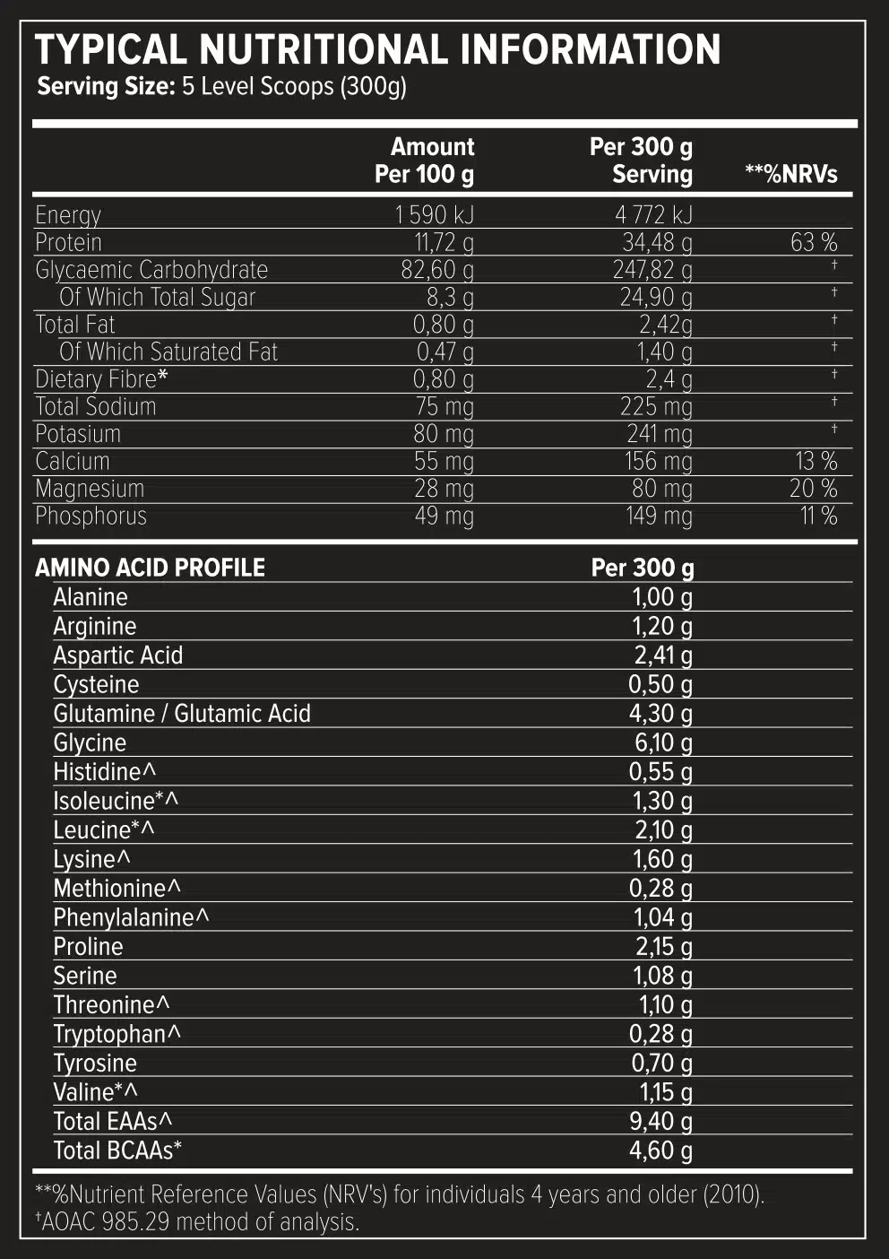 EVOLVE NUTRITION - ULTRA ANABOLIC MASS