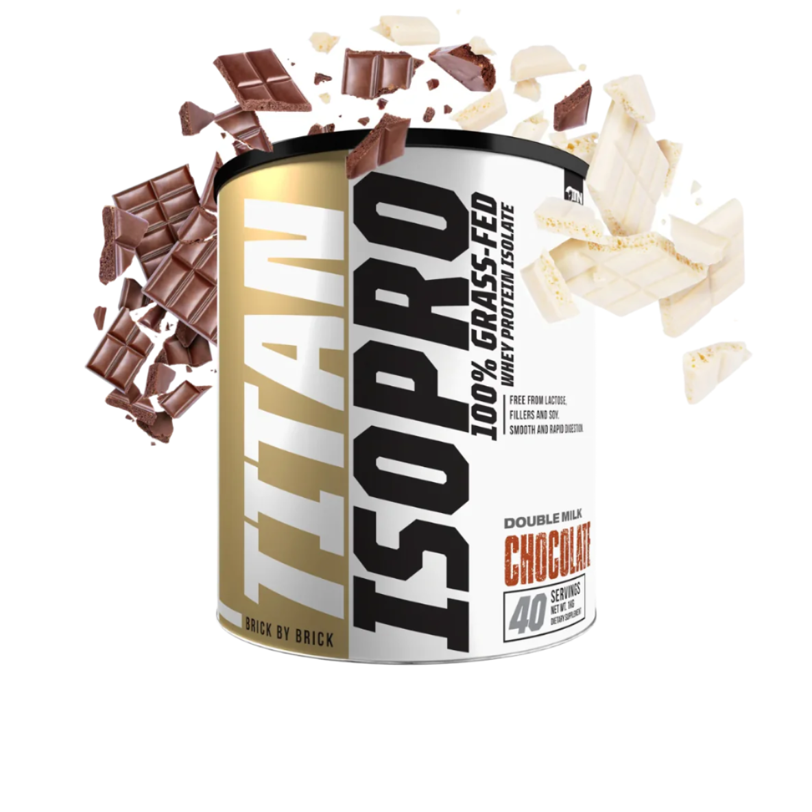 Titan Nutrition - ISOPRO Grass Fed Whey Protein Isolate 40 Servings