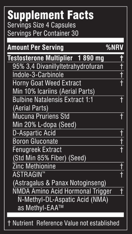 EVOLVE NUTRITION - METHYL-TEST 120's