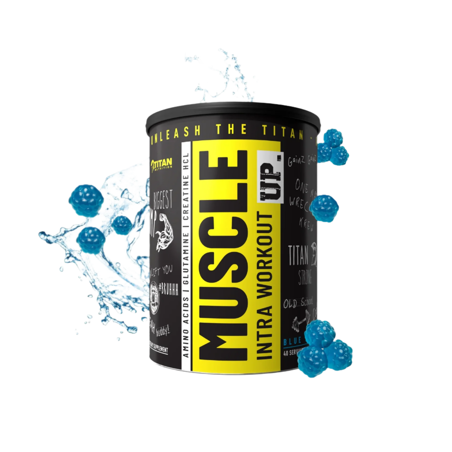 Titan Nutrition - MUSCLE UP Intra Workout Fuel, 40 Servings