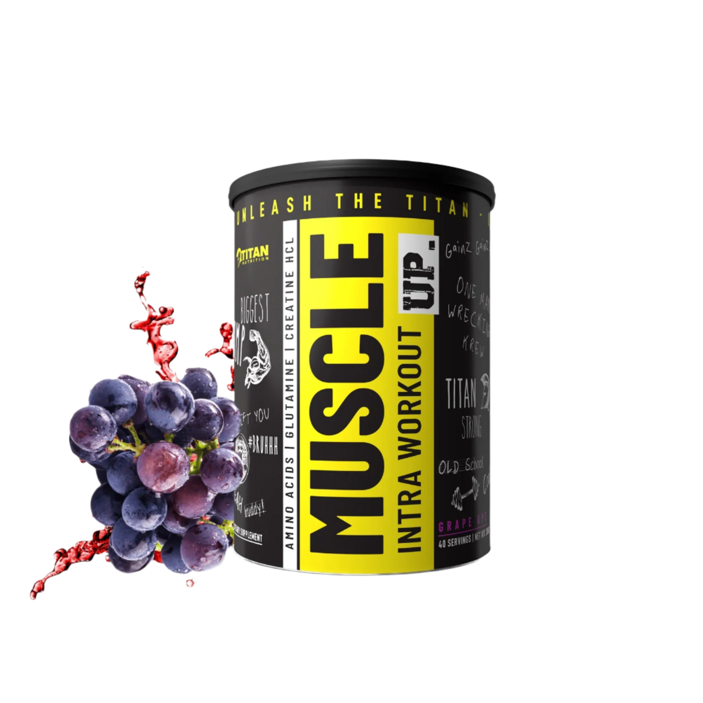 Titan Nutrition - MUSCLE UP Intra Workout Fuel, 40 Servings