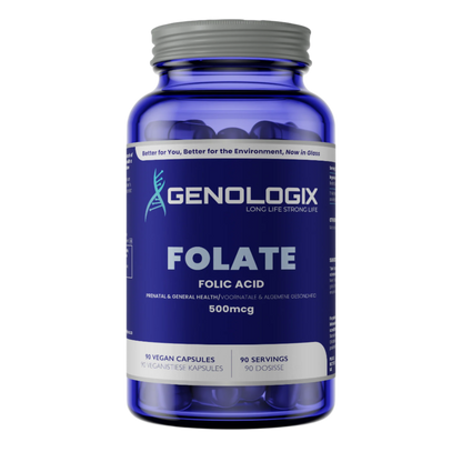 Genologix - Folate (Folic Acid) 500mcg