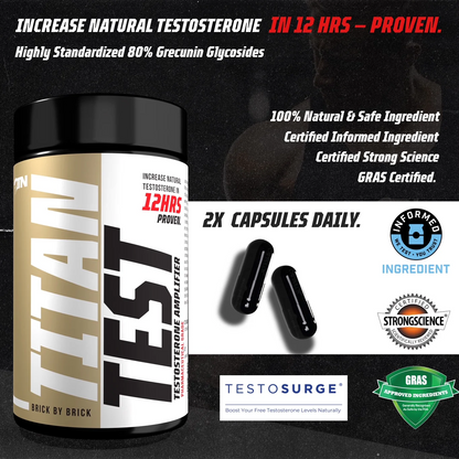 Titan Nutrition - TITAN TEST Testosterone Amplifier