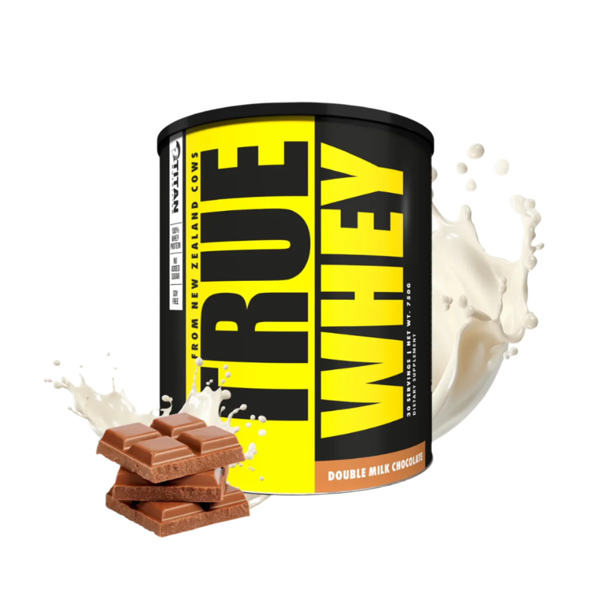 Titan Nutrition - TRUE WHEY 100% Grass-Fed New Zealand Whey Protein, 30 Servings